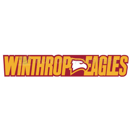 Winthrop Eagles Logo T-shirts Iron On Transfers N7018 - Click Image to Close